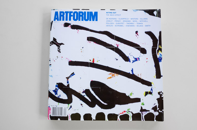 LUCAS GELATIN BOSCH - Krems - Artforum cover 2011 - Julian Simmons