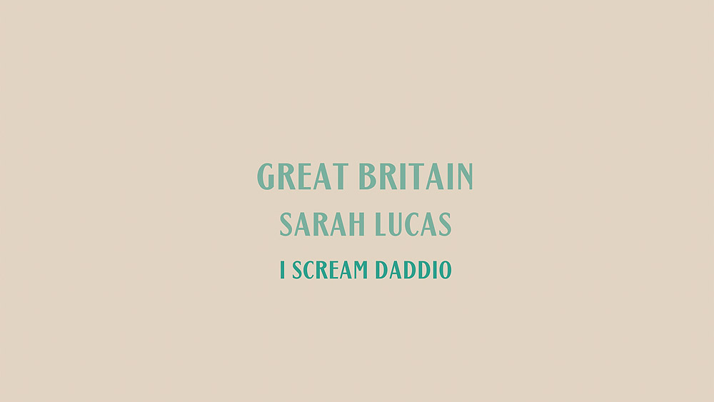 Sarah Lucas - Venice - I SCREAM DADDIO film still1