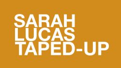 TAPED-UP | Sarah Lucas in Conversation