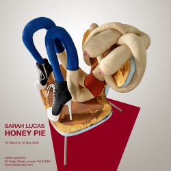 HONEY PIE - SARAH LUCAS | Exhibition Publicity Design